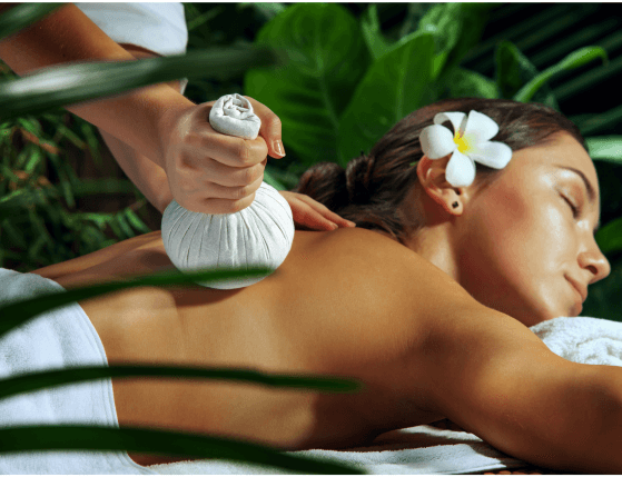 Massage session